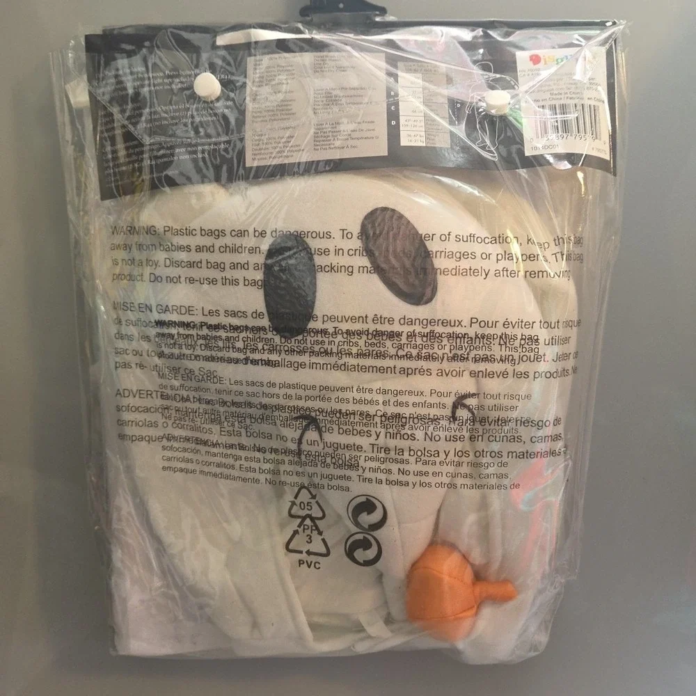 Nightmare Before Christmas Zero Classic Costume Toddler‎ 2T - Picture 4 of 7